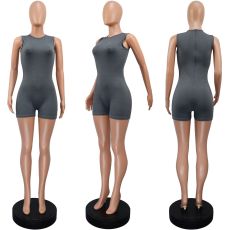 SC O Neck Sleeveless Romper GWLS-LD201097