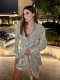 SC Long Sleeve Sequin Casual Shirt GWLS-LD201089
