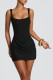 SC Solid Color Sleeveless Sling Mini Dress GWLS-202513