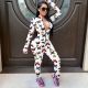 SC Butterfly Print Zipper Long Sleeve Jumpsuit GWLS-LD201031