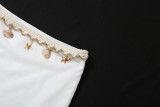 SC Solid Color Tube Tops Vest Two Piece Skirts Set GZJQ-K25S89033