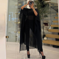 SC See Through Mesh Smock+Vest+Pant Three Piece Set GZJQ-K25S89478