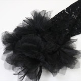 SC Lace Round Neck Dress+Sling Mini Dress  CYA-902185