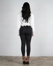 SC Double-breasted Lapel Tie Up Coat ZSD-0776