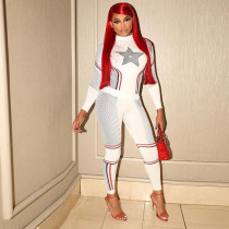 SC Long Sleeve Print Sport Two Piece Pants Set GSLF-K25S85079