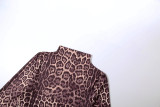 SC Leopard Print Long Sleeve Three Piece Pants Set GSLF-K25S86810