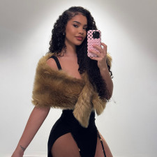 SC Furzzy Scarf Warm Thickened Shawl GSLF-K25N87988