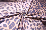 SC Leopard Print Long Sleeve Mini Dress GYME-K25D89757