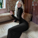 SC Solid Color Backless Tie Up Maxi Dress GYME-K25D85984