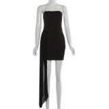 SC Sexy Solid Color Off Shoulder Tube Top Dress GYME-K25D88246