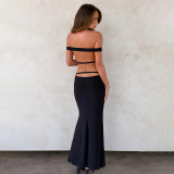 SC Sexy Hollow Out Backless Maxi Dress GYME-K25D89996