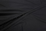 SC Solid Color Short Sleeve Split Maxi Dress GYME-K25D87967