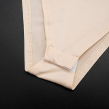 SC Solid Color Short Sleeve Bodysuits And Pants Suit MXBF-Y25ST546