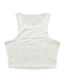 SC Sleeveless Letter Print Tank Tops GFCF-1618
