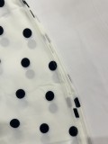 SC Plus Size Polka Dot Print Sling Maxi Dress GHHE-29546