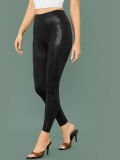 SC PU Leather Snake Print Pants GFMA-0415