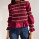 SC Half-High Neck Long-Sleeve Tops GOLB-SU4200