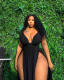 SC Plus Size Sleeveless V Neck Split Maxi Dress QYXZ-9120