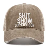 SC Embroidered Holes Baseball Sunscreen Hat YWXY-XYFS00017
