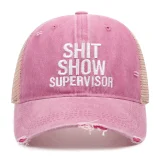 SC Embroidered Holes Baseball Sunscreen Hat YWXY-XYFS00017