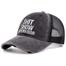 SC Embroidered Holes Baseball Sunscreen Hat YWXY-XYFS00017