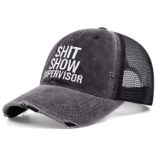 SC Embroidered Holes Baseball Sunscreen Hat YWXY-XYFS00017