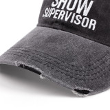 SC Embroidered Holes Baseball Sunscreen Hat YWXY-XYFS00017