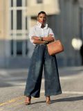SC Retro Denim Loose Wide Leg Jeans GYLN-2530