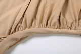 SC Long Sleeve Solid Color Maxi Dress XEF-K25D78502
