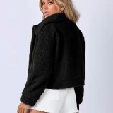 SC Solid-Color Lambswool Zipper Jacket SSNF-2021857
