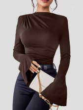 SC Flare Long Sleeve Slim T Shirt GZJF-2660