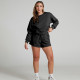 SC Solid Color Long Sleeve Sweatshirt Two Piece Shorts Set SSNF-211129
