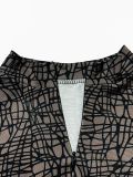 SC Long Sleeve Zipper Tight Two Piece Pants Set SFY-831