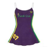 SC Letter Print Sling Sport Mini Dress GFCF-1454