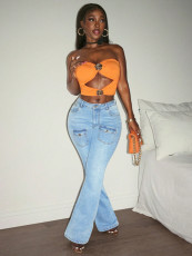 SC Tight Flare Jeans GYXN-16018