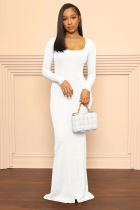 SC U Neck Long Sleeve Maxi Dress NIK-NK321