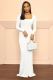 SC U Neck Long Sleeve Maxi Dress NIK-NK321