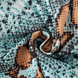SC Snake Print Tight Fifth Pants GSBD-D25PT151