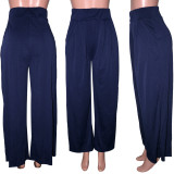 SC Plus Size Solid Color Loose Wide Leg Pants SH-S2018