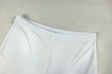 SC Halterneck Solid Color Tie Up Tops Tight Pants Set GJYO-919111