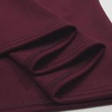SC Square Neck Solid Color Big Swing Midi Dress GAXB-A704DS
