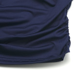 SC Solid Color Ruched Sleeveless Mini Dress GAXB-W214DS