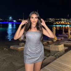 SC Solid Color Glitter Tube Tops Dress GAXB-A561DS