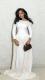 SC Retro Pleated Long-Sleeve Evening Dress GADE-11127