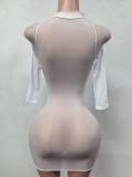 Pre Order: About 7 work days shipping See Through Mini Dress YUEM-300999