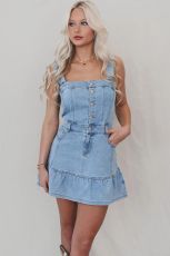 SC Denim Sleeveless Mini Dress GYAN-8927