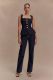 SC Sleeveless Tops Hight Waist Pants Denim 2 Piece Set GYAN-30857