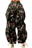 SC Fashion Print Patchwork Loose Pant GXHF-2011