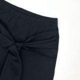 SC Solid Color Sleeveless Two Piece Pants Set ASL-6816