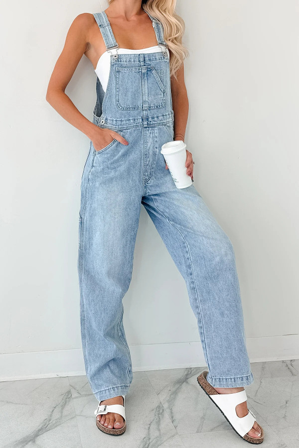 SC Fashion Denim Slim Overalls Jumpsuit GYAN-89200